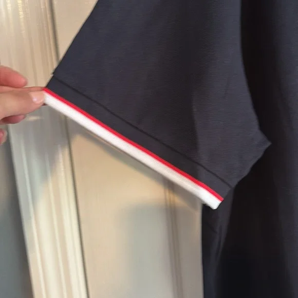 🌺Psycho Bunny Black and Red Polo Shirt Classic Design - Picture 5 of 7